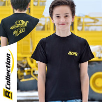 tričko dětské černé T-Shirt euro-Tiger  '128',  017612