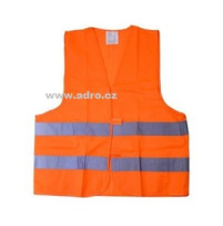 vesta výstražná - oranžová  XL - dle platné normy EN ISO 20471:2013