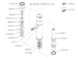 obal hydr. válce zajišťování adaptéru; 030613