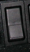 Kolébkový spínač + symbol (RPM/KMH)