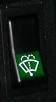 Kolébkový spínač + symbol (stěrače)