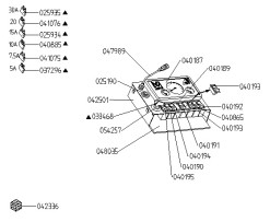 Palubní deska kpl. 12V; 042336