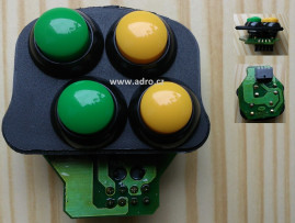 Spínač-tlačítka joysticku, destička s přiletovanými 4 tlačítky.