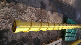 Válec čistící levá šroub. pr.138,5x8, kpl., NAVAŘOVANÝ,  861215H