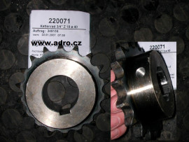 Řetězové kolo 3/4'' Z 18 ř 40 H7+N+M10 tvrzené n. Zng.,  220071