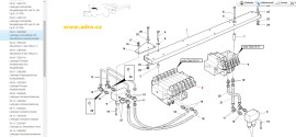 Řídící blok hydr. LP/LM 08 7-řady (blok 1),  270320