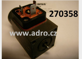 El. magnet 24V prop., s ruč. ovl.,  270358