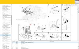 Řídící blok hydr. LVS 6-řady, Pracovní hydr. I e-M4, RM5,  270614