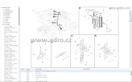 Řídící blok hydr. LVS 7-řady, Pracovní hydr. II e-M4, RM5,  270615