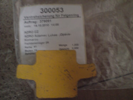 Zajištění obruče pro ráfek (36x25) 3.Achse,  300053
