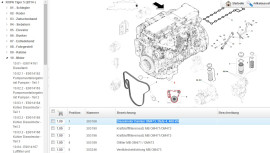 Filtr palivový Kit pro MB OM471/473-Motor,  303190