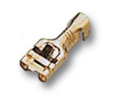 Pin-samice plochý pro 6,3mm  kabel-pr. 1,5-2,5mm