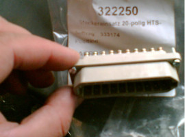 Konektor 20-pin samice (kompaktní,bílý),  322250