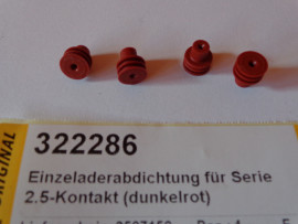 Těsnění vodiče pro Serie 2,5-Kontakt (tmavě červená),  322286