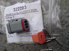 Konektor 6-pin DT06 samice,  322293
