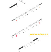 Nátrubek 6mm SW10-60, 8,3x2,1,  360015