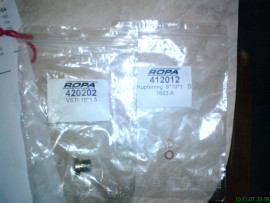 Podložka měděná 6x10x1  D 7603 A,  412012