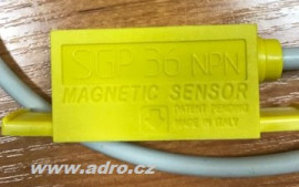 Sensor polohy řízení krabího chodu, SGP 36 NPN (DT konektro 3 pin),  6194276M91