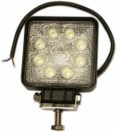 Světlomet LED prac. čtvercový 8-30V širokoúhlý-rozptylový; A2002AD