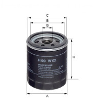 Filtr olejový mot.; H90W02