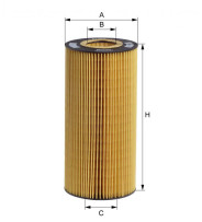 filtr olejový mot. vložka; E175H D129