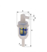 Filtr palivový průtok-zahnutý; H103WK