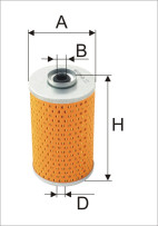 Filtr palivový,  WP-084-Dx