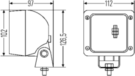 Pracovní světlo; 1GA 007 506-491