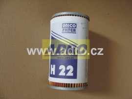 Filtr olejový hydr. vložka (papír); H-22