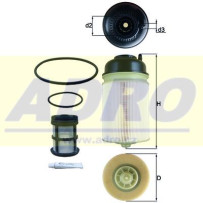 Filtr palivový sada, KIT; KX400KIT