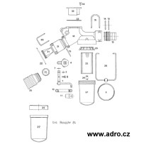 Filtr - sací  (nerez, menší)  KS 45 Masch./Zo nerez; RG00081702