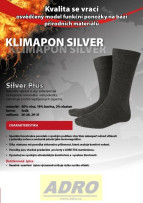 Ponožky KLIMAPON SILVER vel. 26-28 (7),