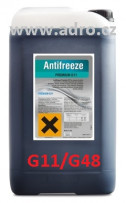 Chladící nemrznoucí kapalina ANTIFREEZE Premium G11/G48 Modrozelená 25lit