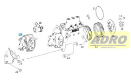 Čerpadlo dávkovací - paliva pro MB OM926-Motor; A 936 070 00 37