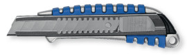 Hliníkový nůž s gumovou rukojetí 18 mm,  405732
