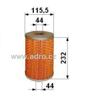 Filtr olejový mot. vložka T815 (O-12)(OM502)(WO-114x ),  Filtr 16 T815