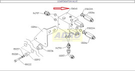 Řídící blok - kompenzační ventil; 036548