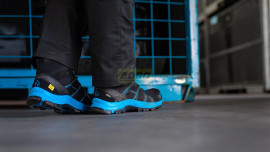 Boty pracovní SAFETY 40.1 MID black/blue, Art. No. 610015