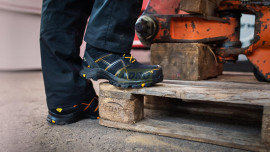Boty pracovní SAFETY 40.1 MID black/orange, Art. No. 610017