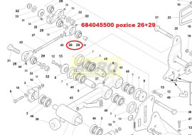 Domeček s kloubem GE 25 PR kpl.; 684045500