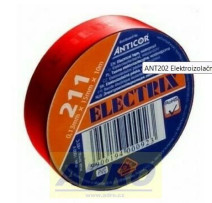 Páska elektroizolační 211 PVC/15x10x0,13/červená