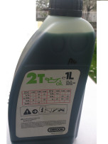 2T motorový polosyntetický olej zelený,  O10-6368   1Lit