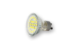 LED GU10/230V MR16-G 24 SMD5050 3,5W 340LM krycí sklo SB 6000 Kelvina (35W)