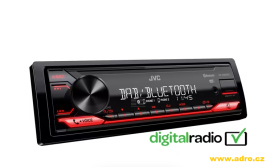 Rádio s USB BT DAB+; KDX282DBT